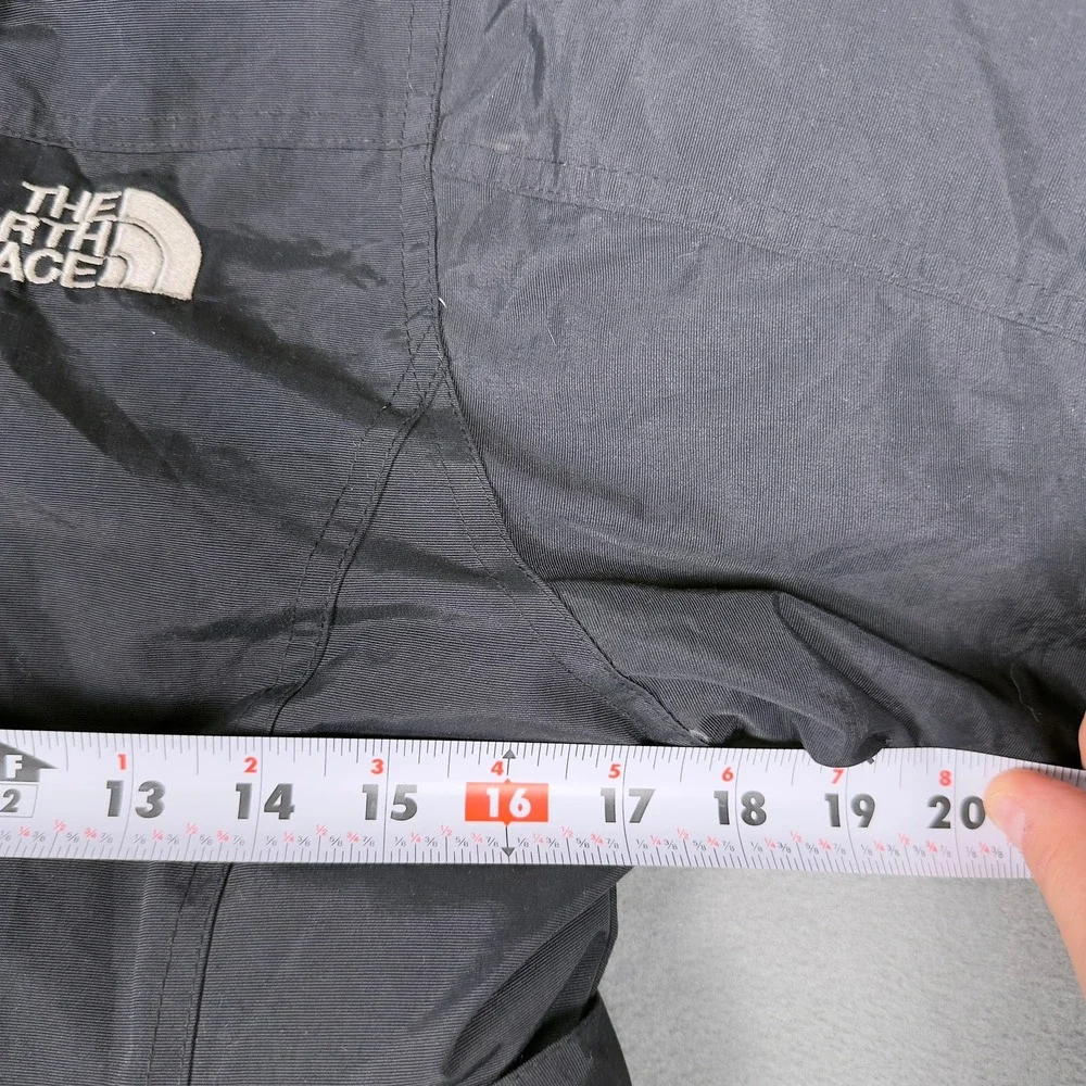 The North Face Womens XS Black HyVent Goose Down Hooded Belted Winter Parka